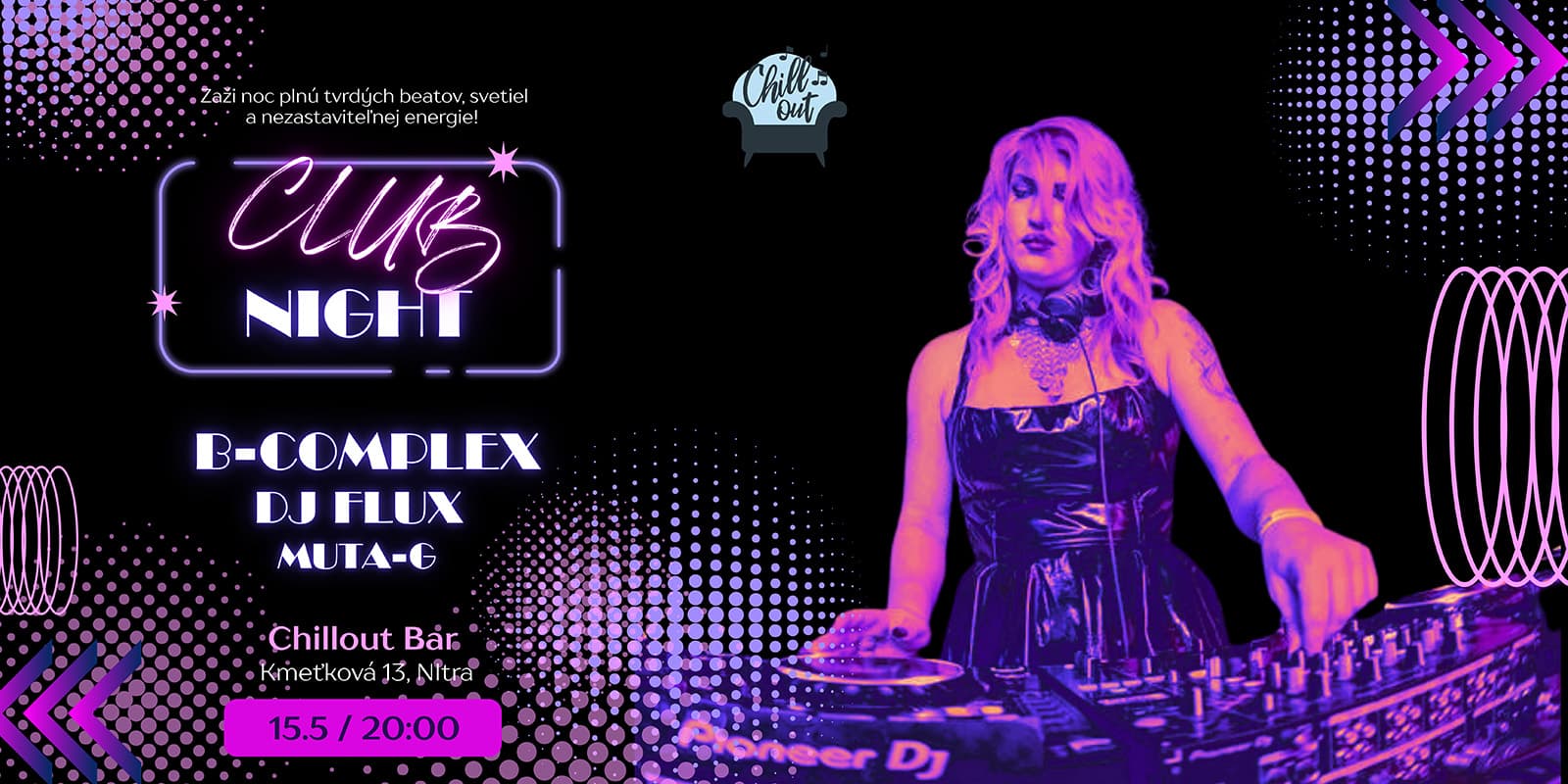 Banner B-komplex a Chillout Bar